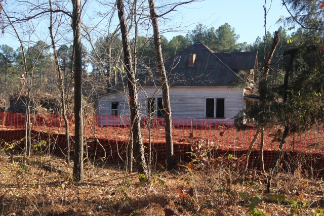 View of the House from the Woods