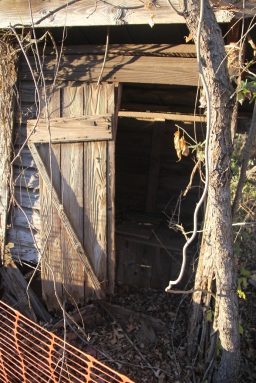Inside View of Outhouse